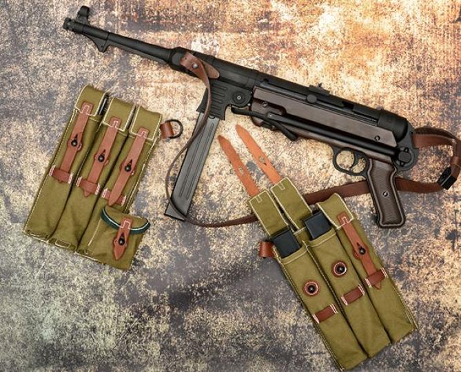 SRC WWII MP40/SR40 Magazine Pouch Set für 6 Magazine Retro Style